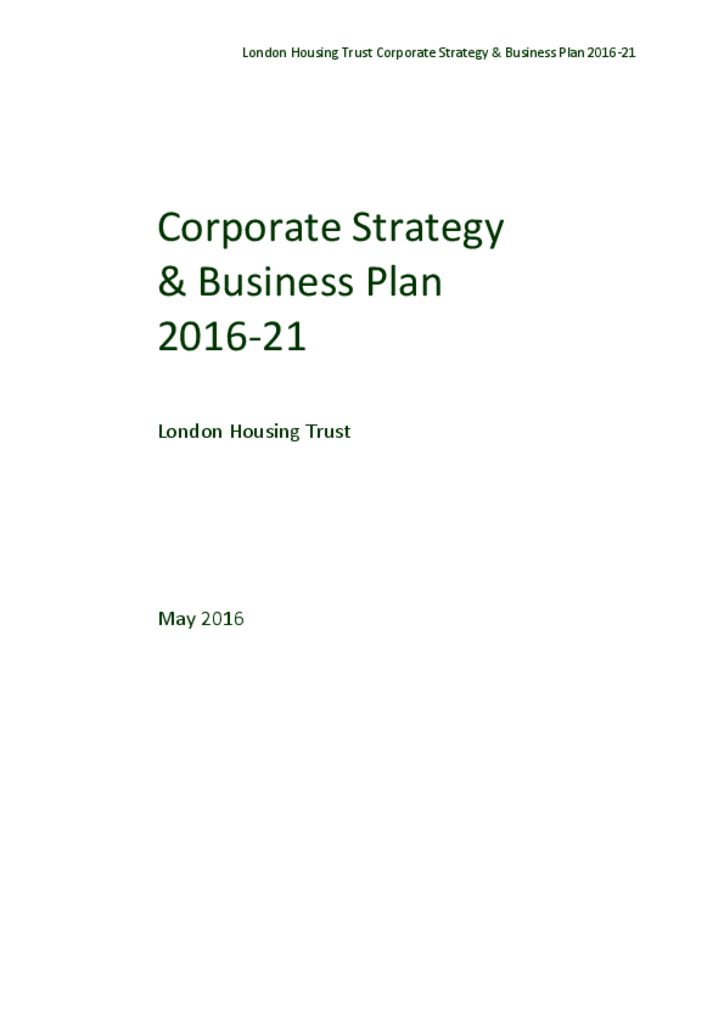 thumbnail of London Housing Trust Business Plan 2016-2021 FINAL HCA Published